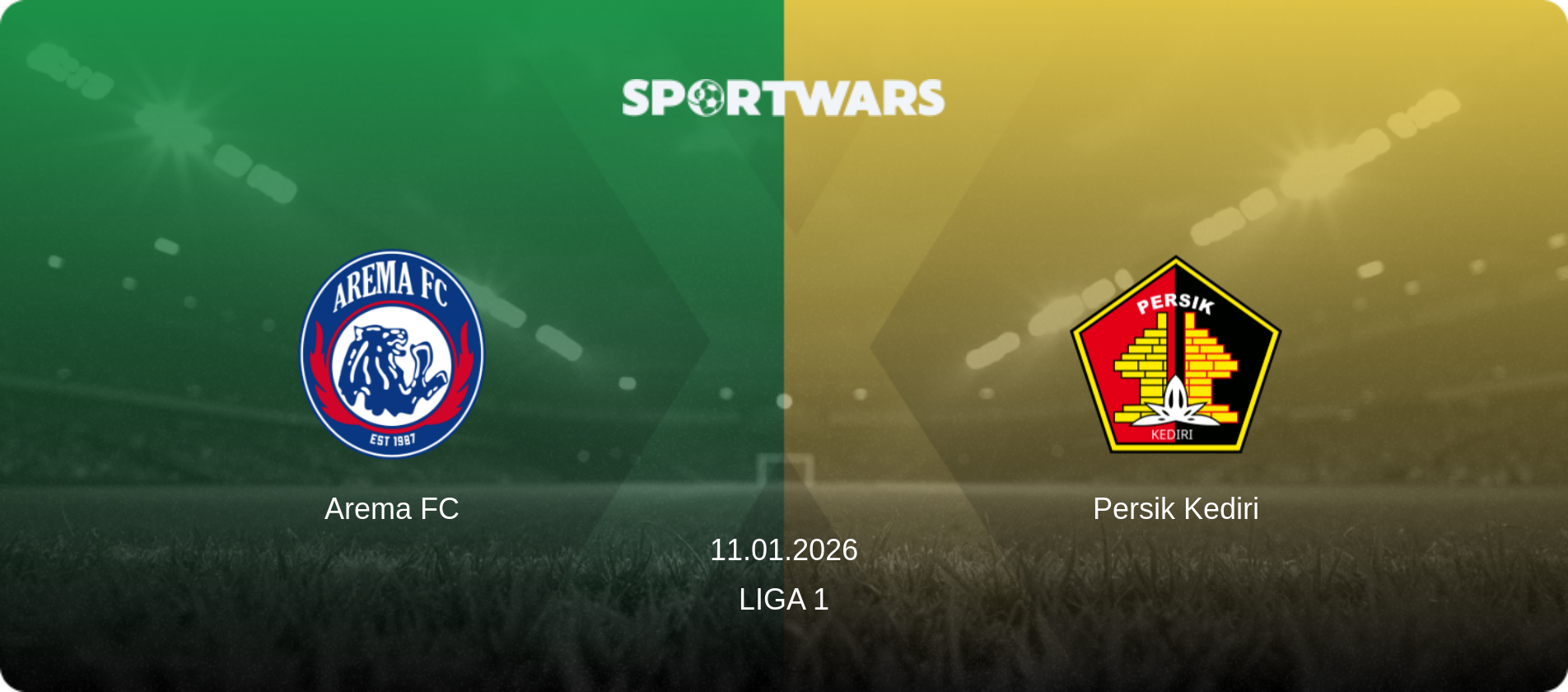 Arema FC — Persik Kediri, 11.01.2026 — Liga 1 (match preview)
