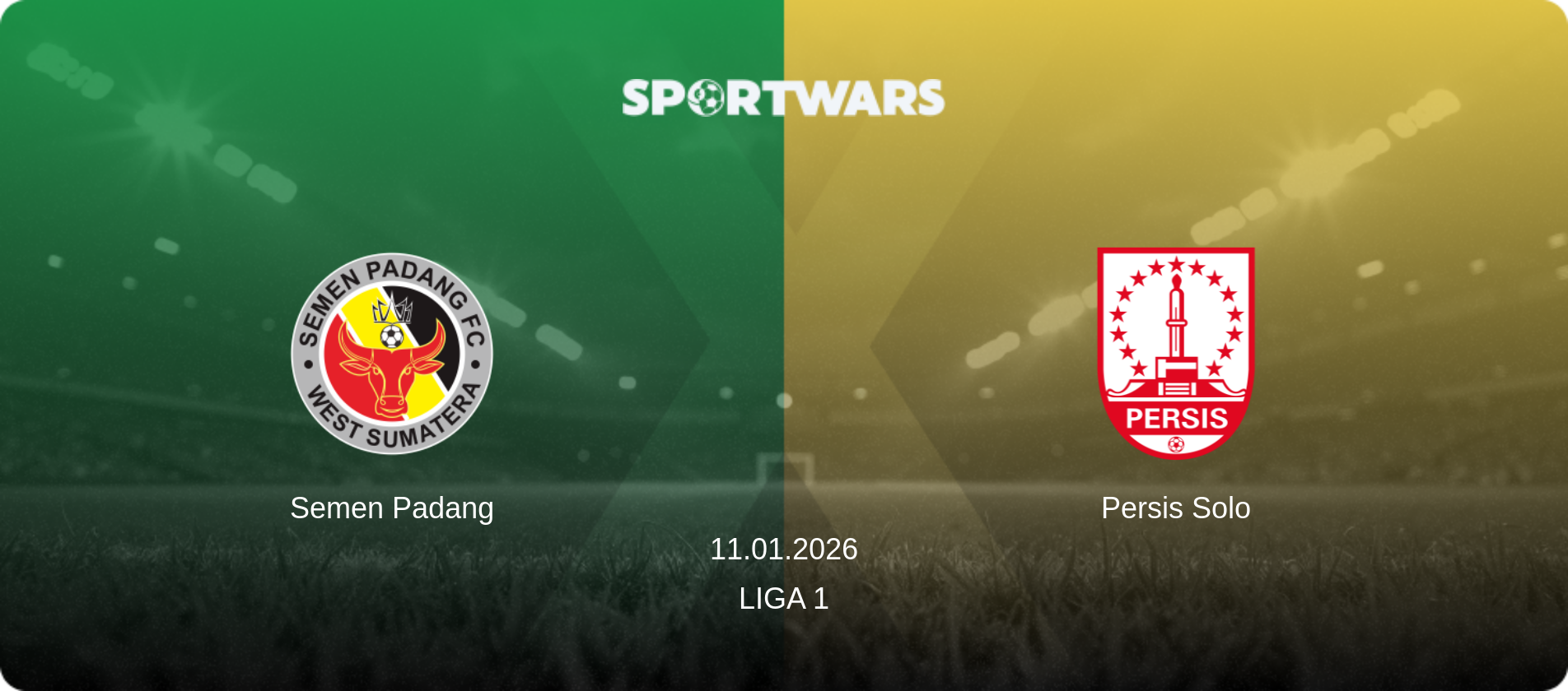 Semen Padang — Persis Solo, 11.01.2026 — Liga 1 (match preview)