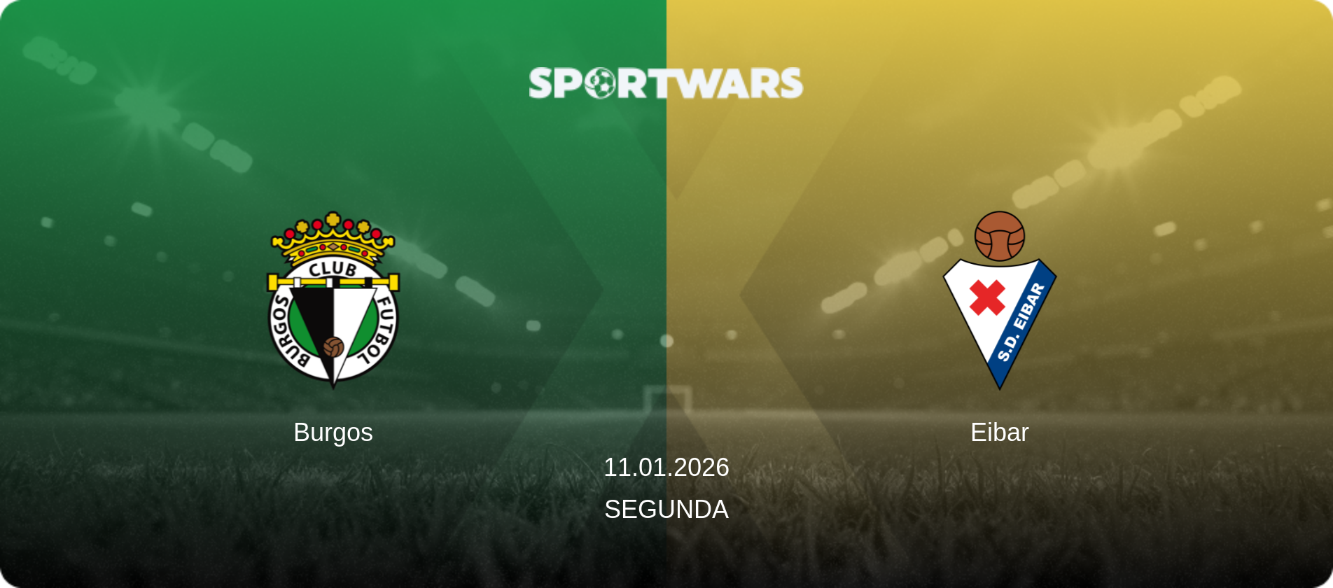 Burgos — Eibar, 11.01.2026 — Segunda (match preview)