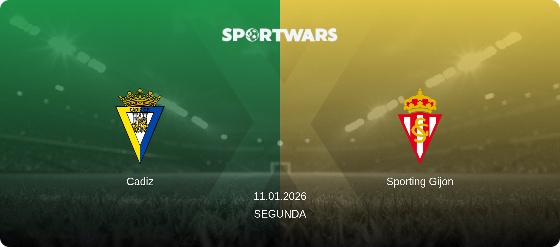 Cadiz — Sporting Gijon, 11.01.2026 — Segunda (match preview)