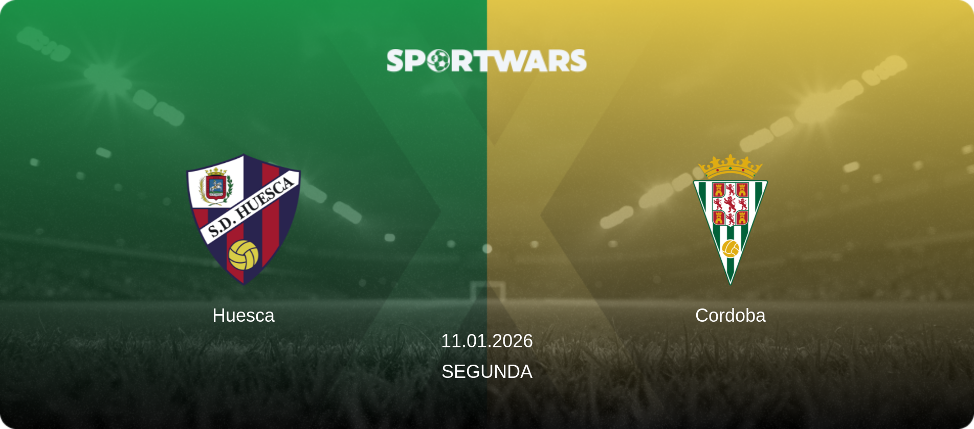 Huesca — Cordoba, 11.01.2026 — Segunda (match preview)