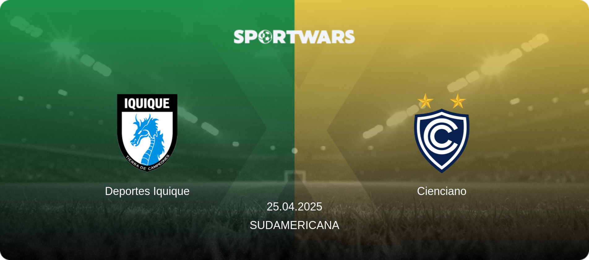 Deportes Iquique — Cienciano, 25.04.2025 — Sudamericana (match preview)