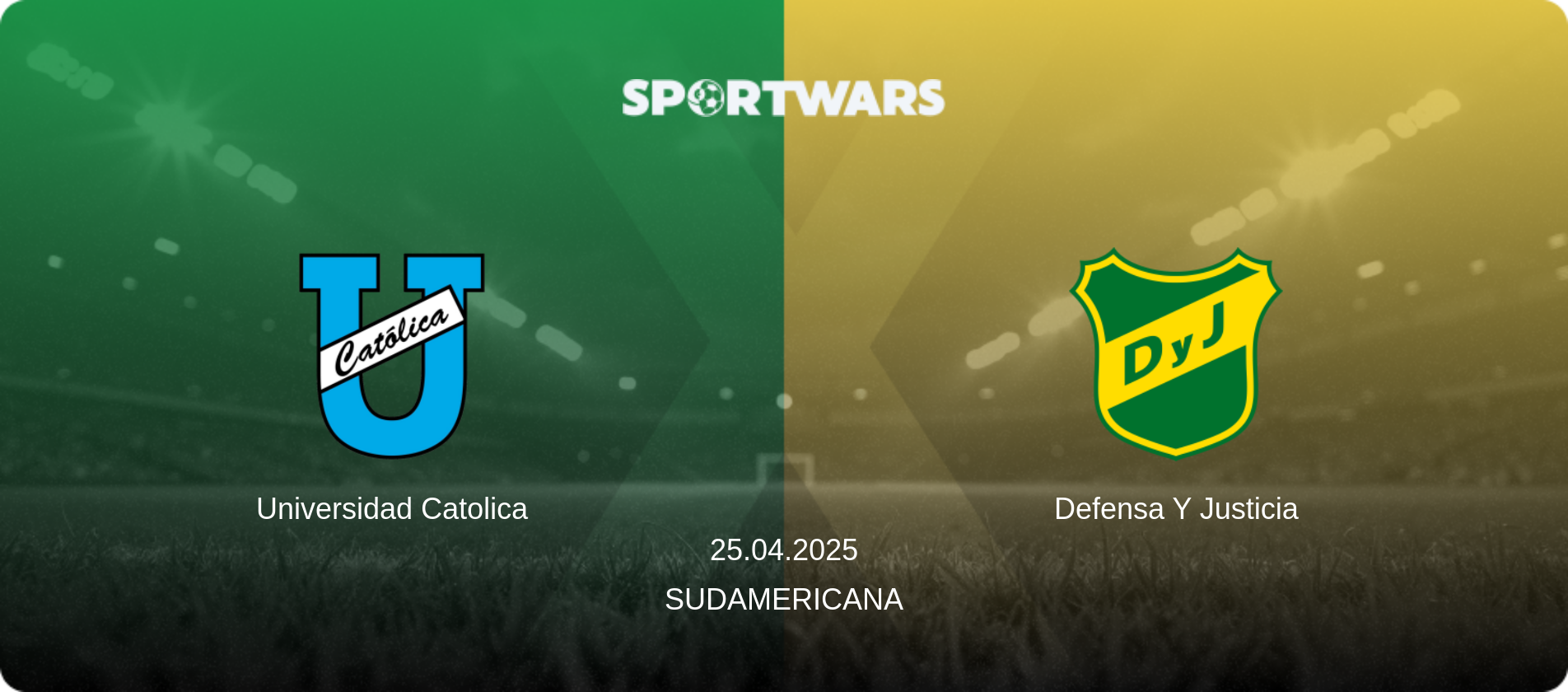 Universidad Catolica — Defensa Y Justicia, 25.04.2025 — Sudamericana (match preview)