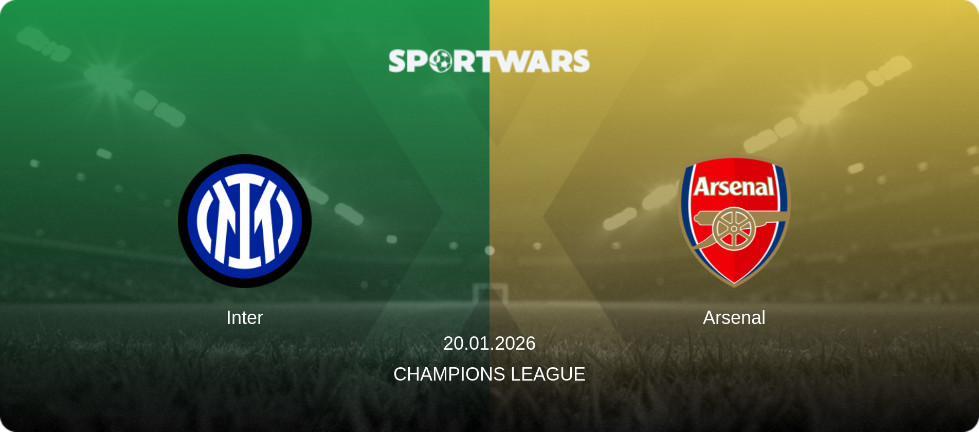 Inter — Arsenal, 20.01.2026 — Champions League (match preview)