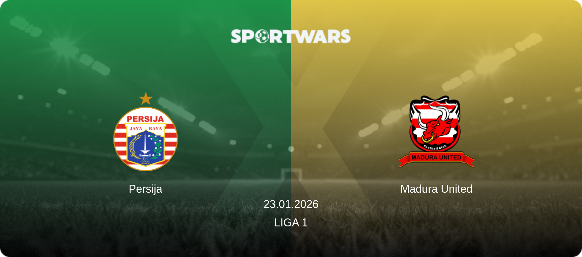 Persija — Madura United, 23.01.2026 — Liga 1 (match preview)
