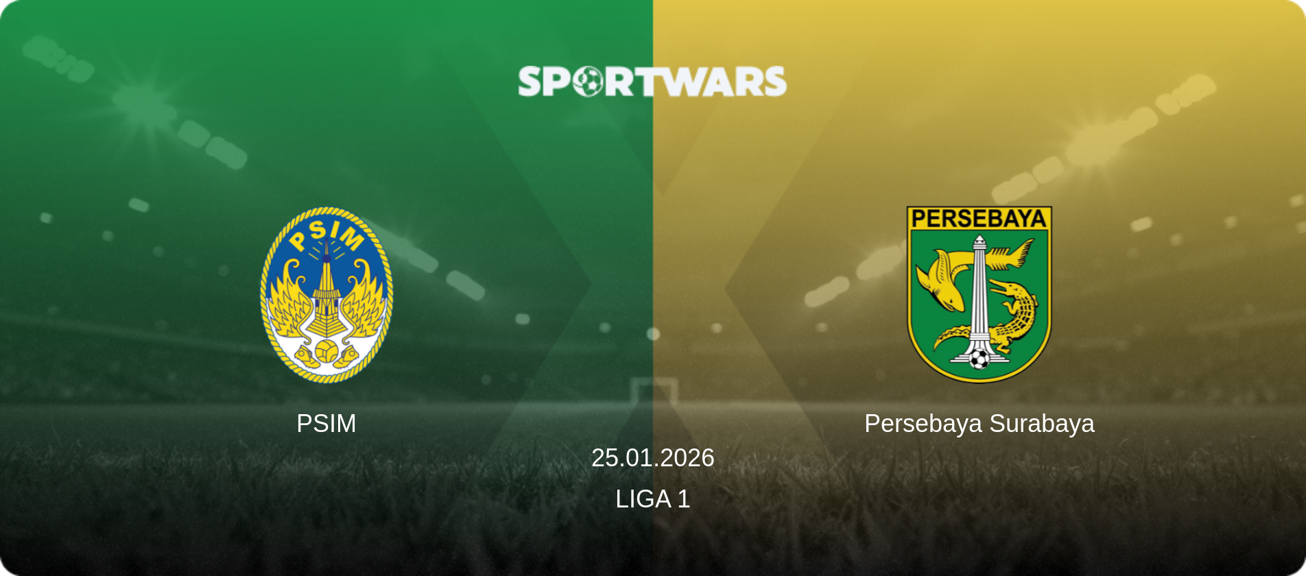 PSIM — Persebaya Surabaya, 25.01.2026 — Liga 1 (match preview)