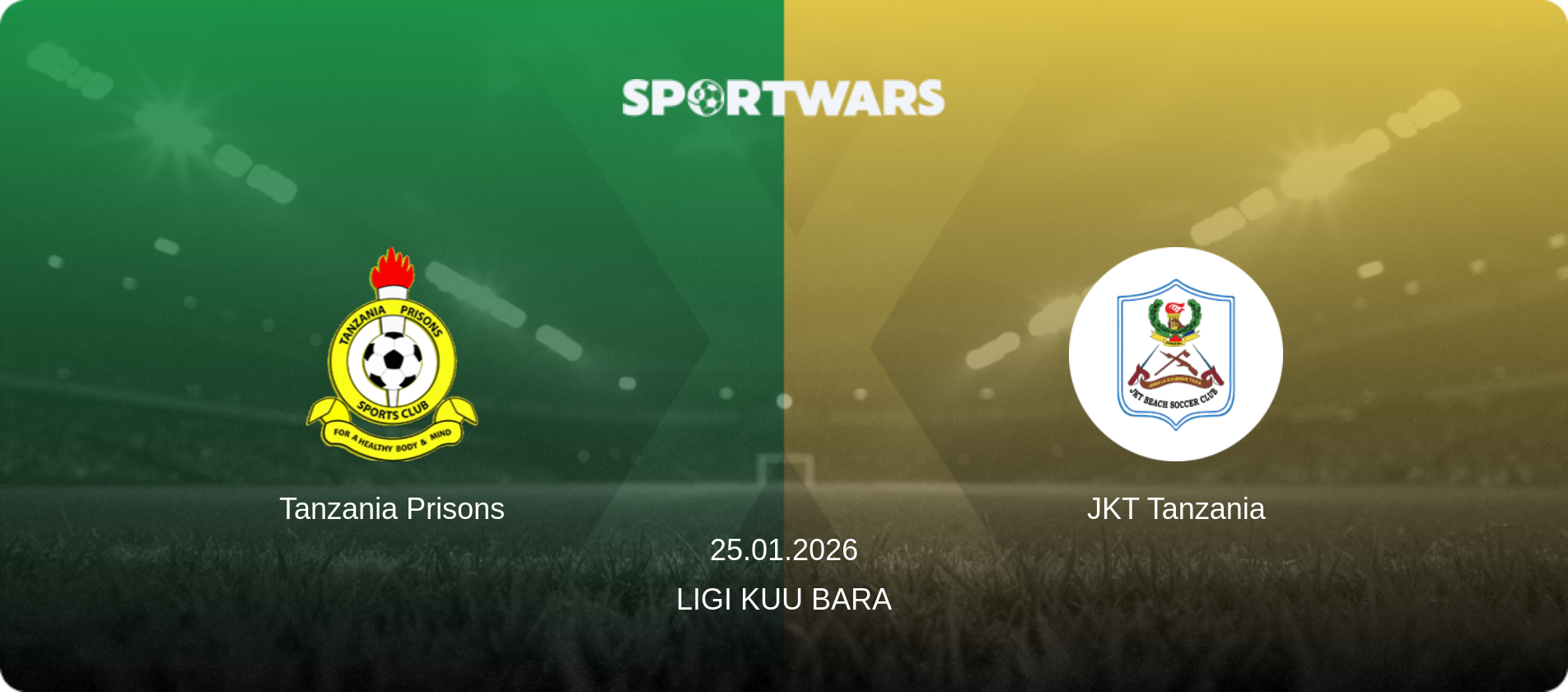 Tanzania Prisons — JKT Tanzania, 25.01.2026 — Ligi kuu Bara (match preview)