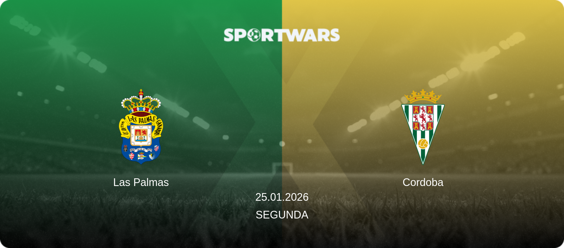 Las Palmas — Cordoba, 25.01.2026 — Segunda (match preview)