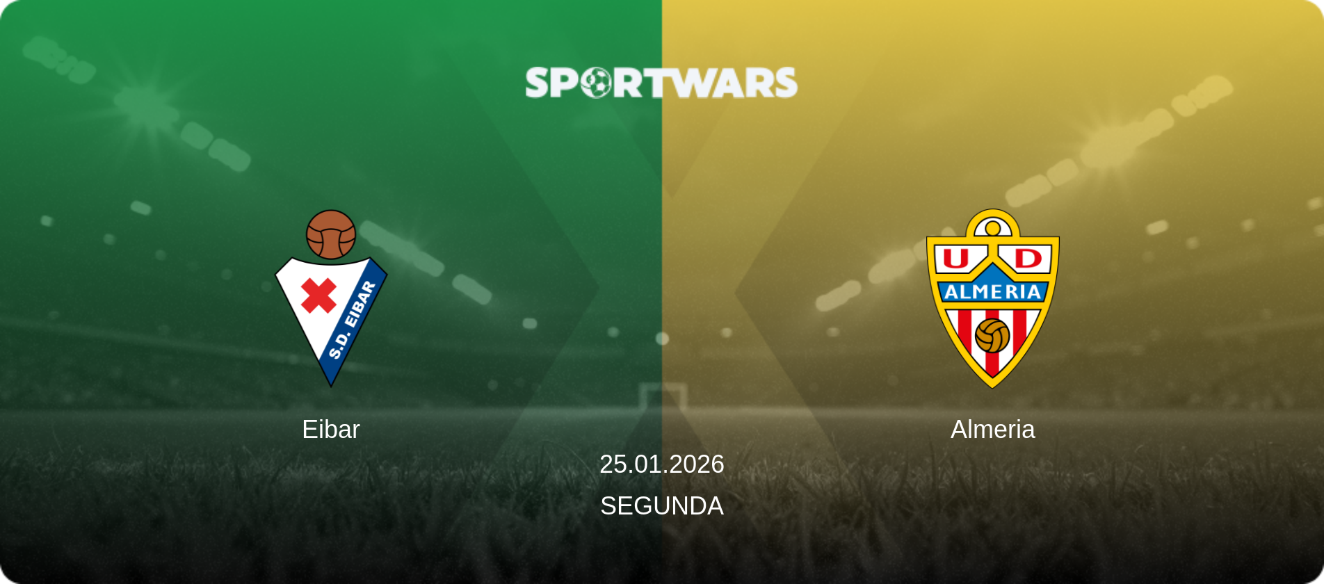 Eibar — Almeria, 25.01.2026 — Segunda (match preview)