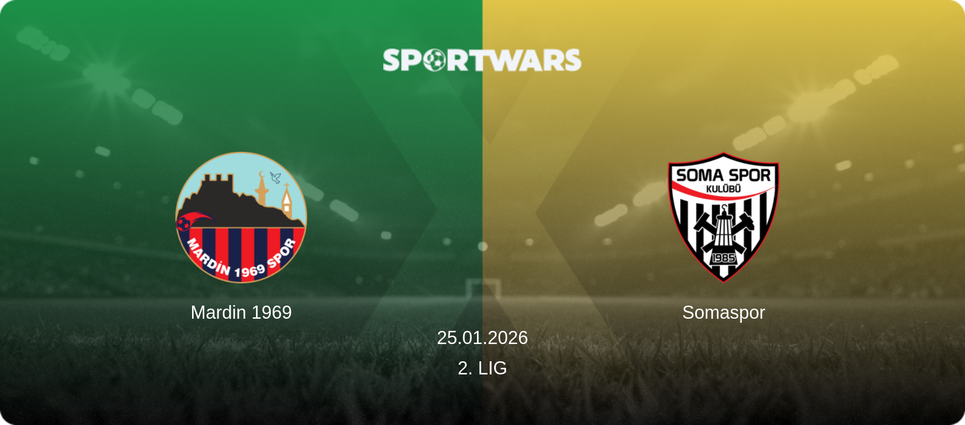 Mardin 1969 — Somaspor, 25.01.2026 — 2. Lig (match preview)
