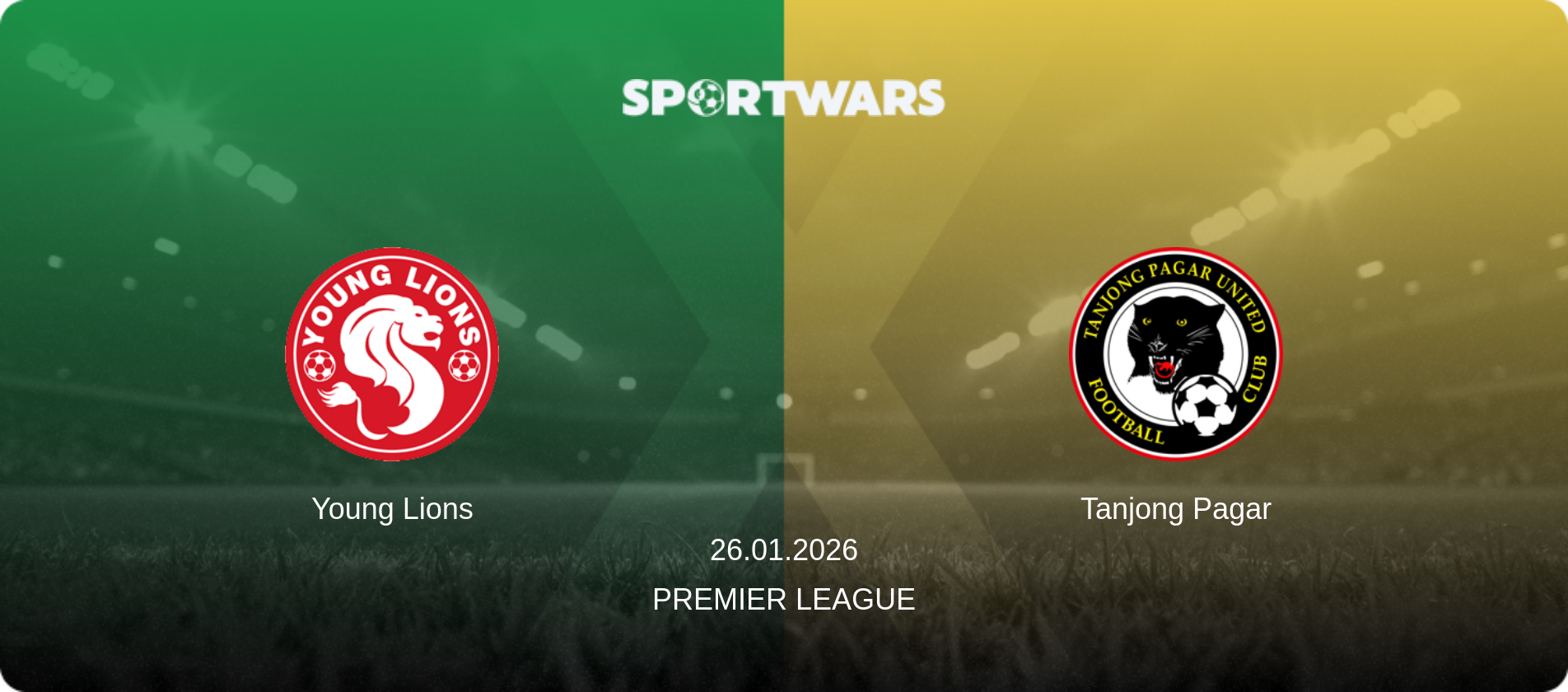 Young Lions — Tanjong Pagar, 26.01.2026 — Premier League (match preview)