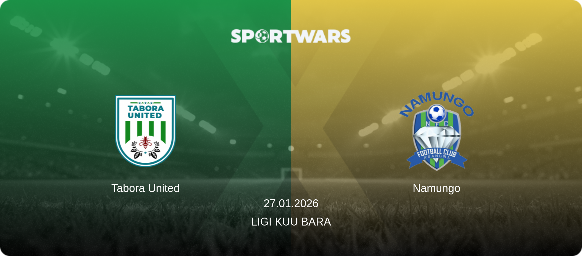 Tabora United — Namungo, 27.01.2026 — Ligi kuu Bara (match preview)