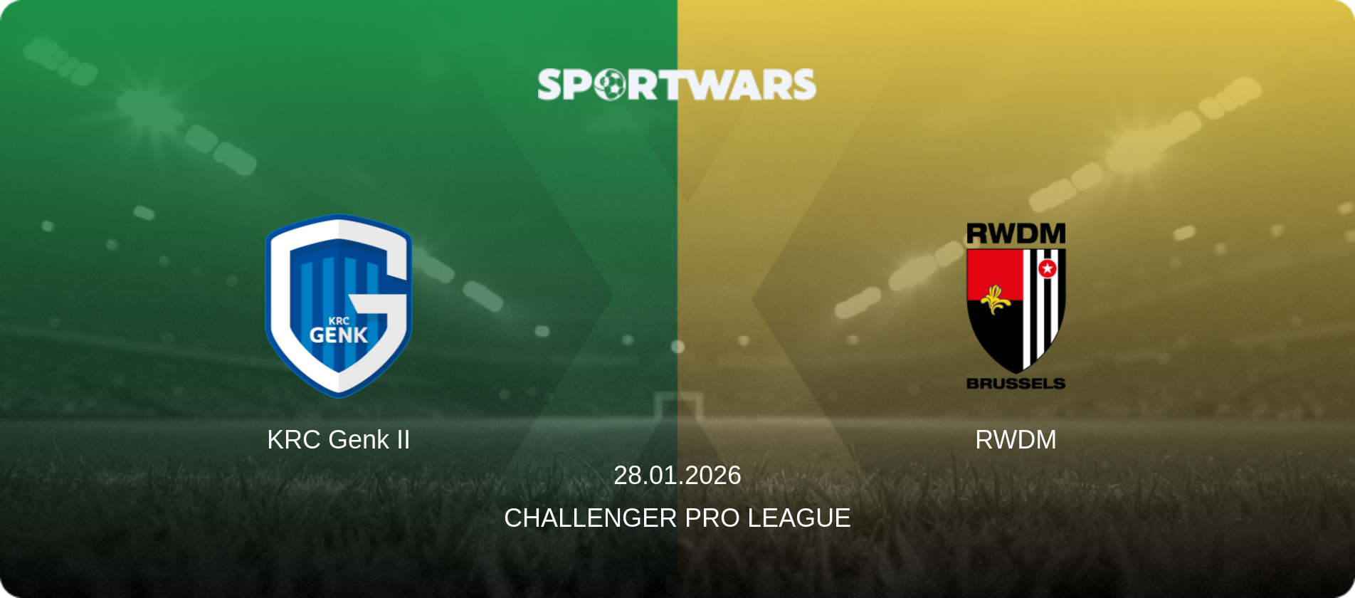 KRC Genk II — RWDM, 28.01.2026 — Challenger Pro League (match preview)