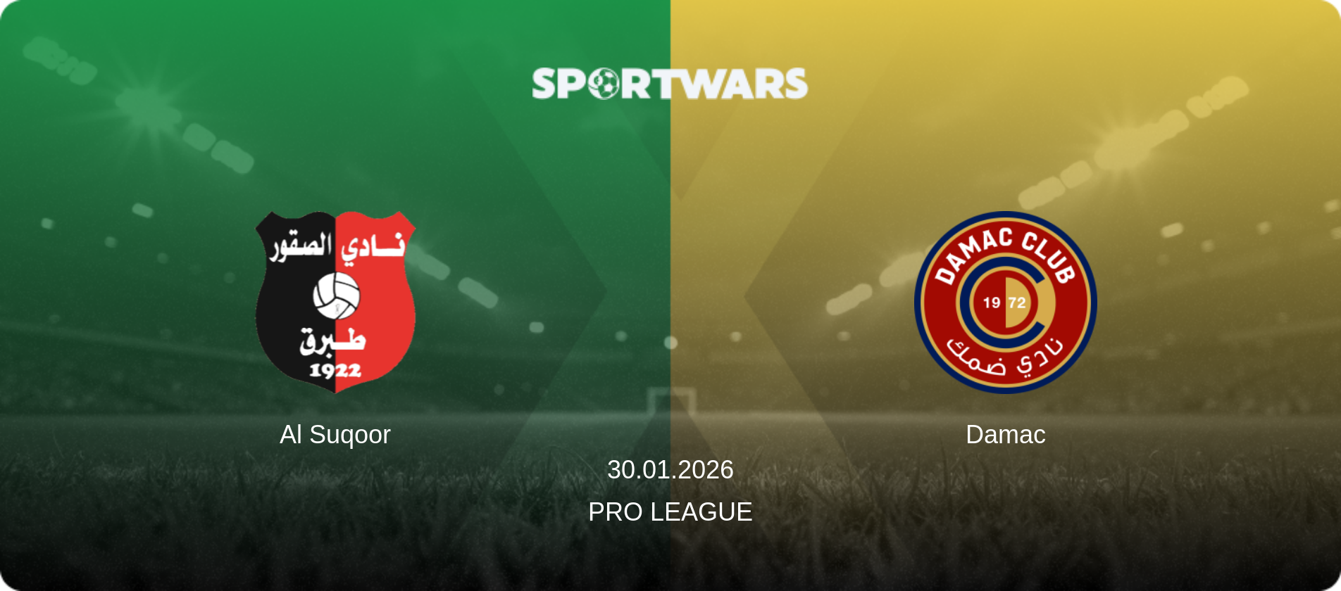 Neom — Damac, 30.01.2026 — Pro League (match preview)