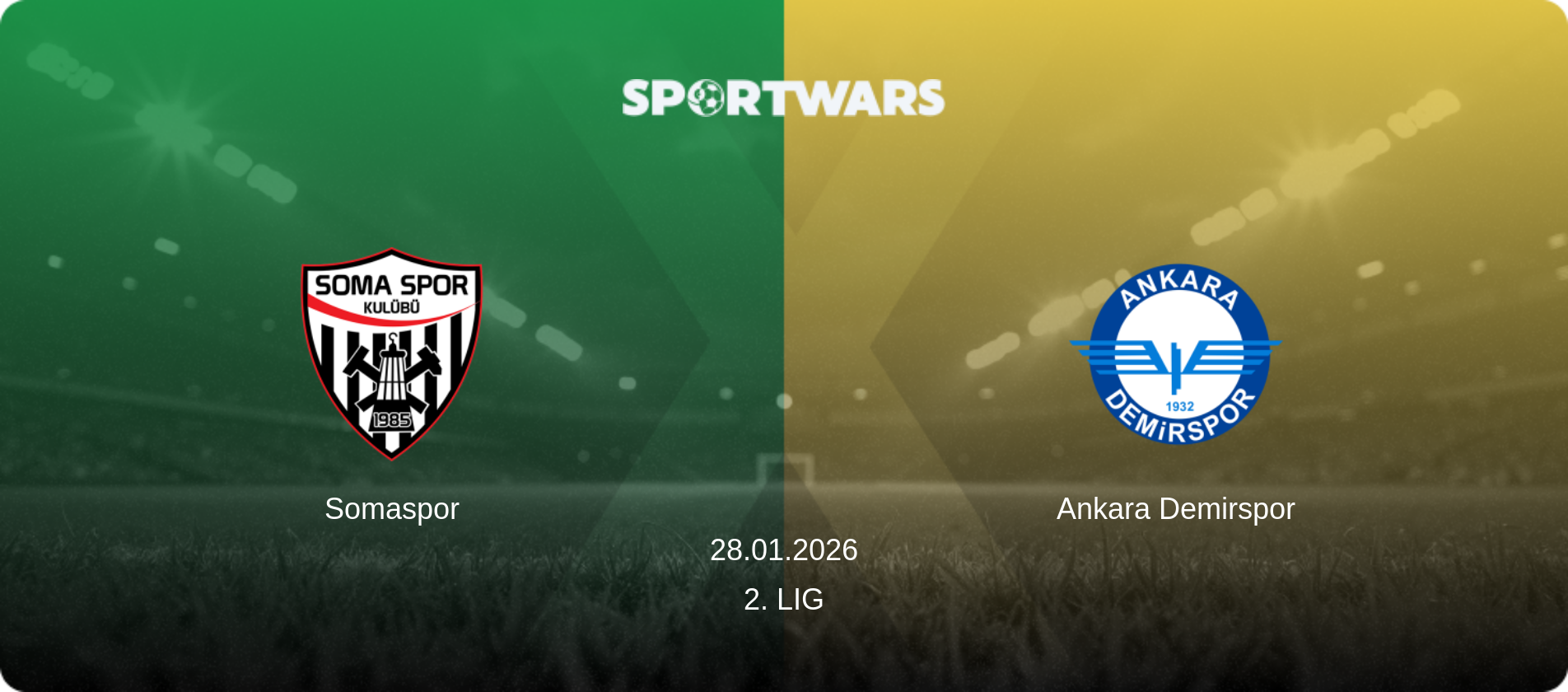 Somaspor — Ankara Demirspor, 28.01.2026 — 2. Lig (match preview)