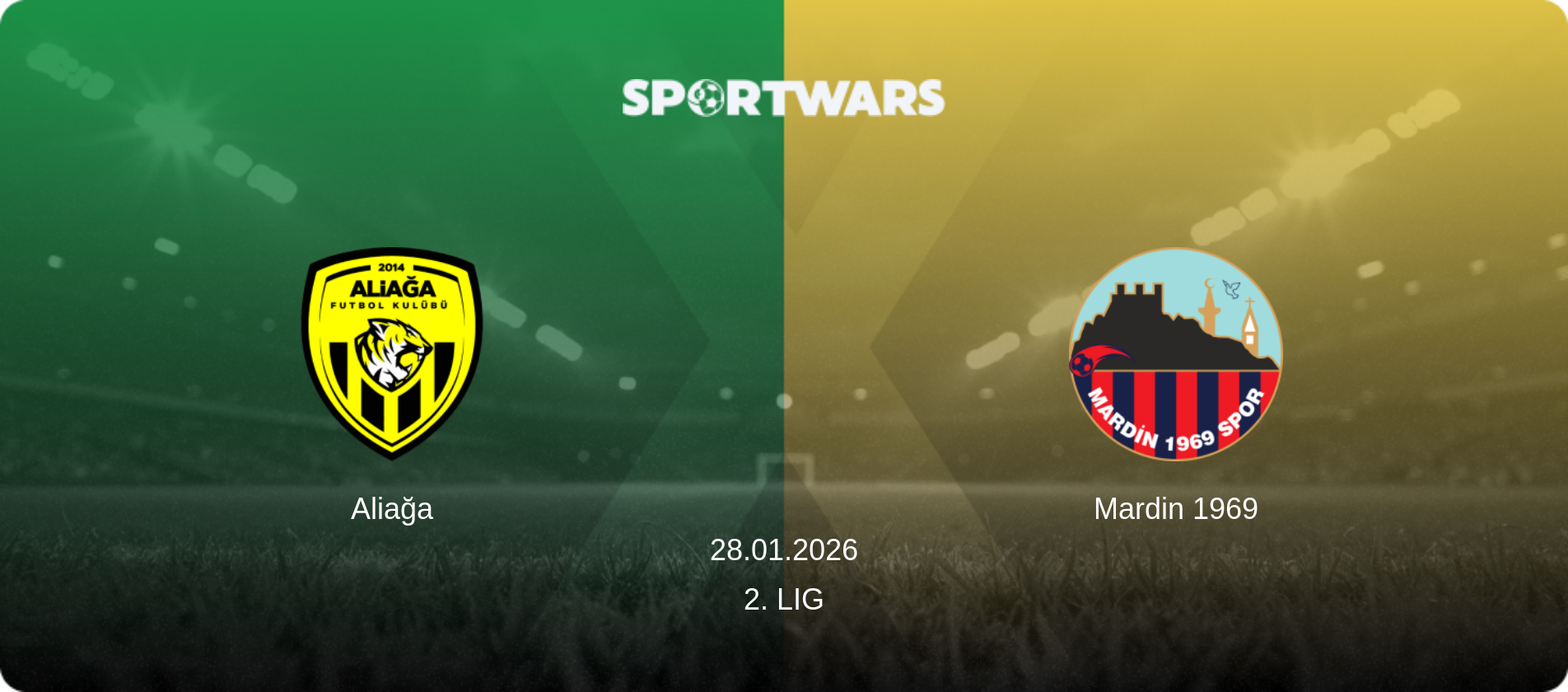 Aliağa — Mardin 1969, 28.01.2026 — 2. Lig (match preview)