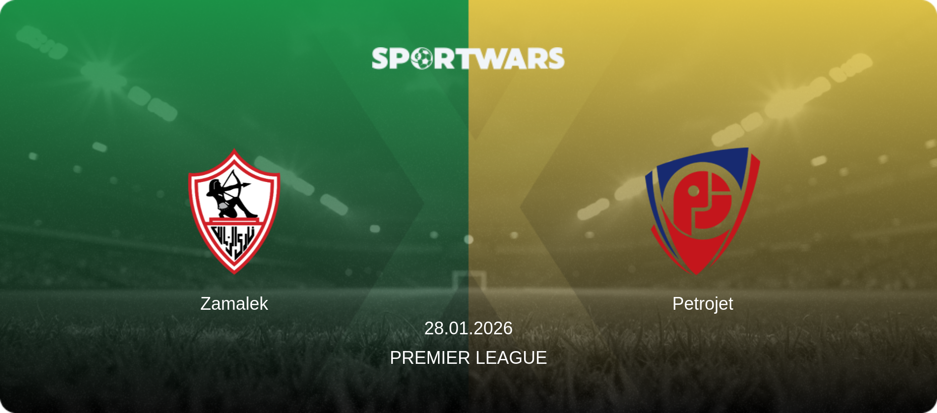 Zamalek — Petrojet, 28.01.2026 — Premier League (match preview)