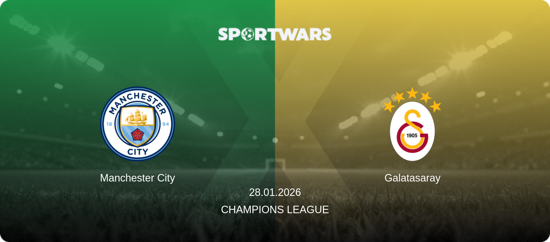 Manchester City — Galatasaray, 28.01.2026 — Champions League (match preview)