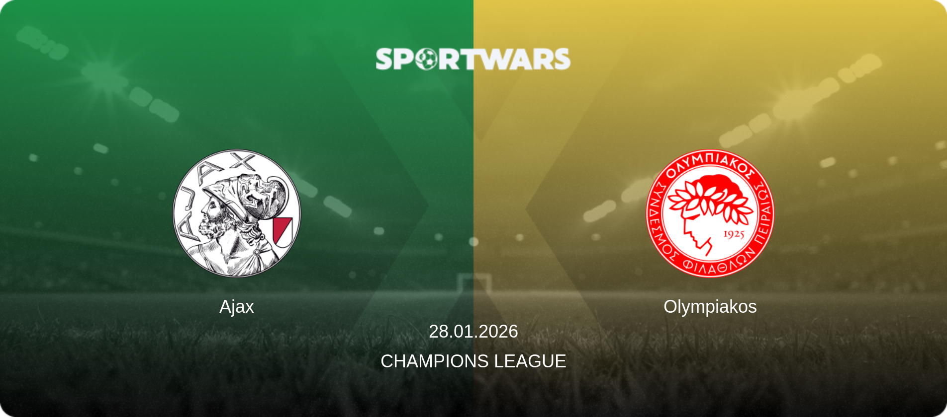 Ajax — Olympiakos, 28.01.2026 — Champions League (match preview)