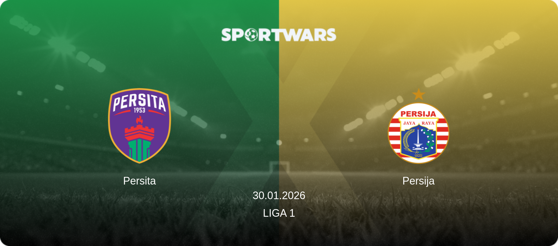 Persita — Persija, 30.01.2026 — Liga 1 (match preview)