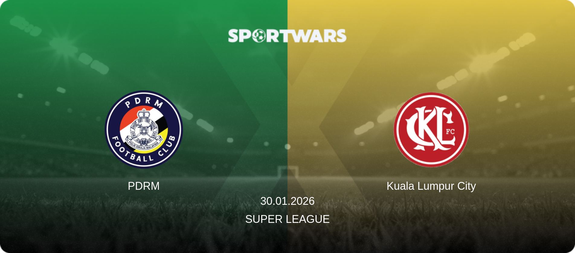 PDRM — Kuala Lumpur City, 30.01.2026 — Super League (match preview)