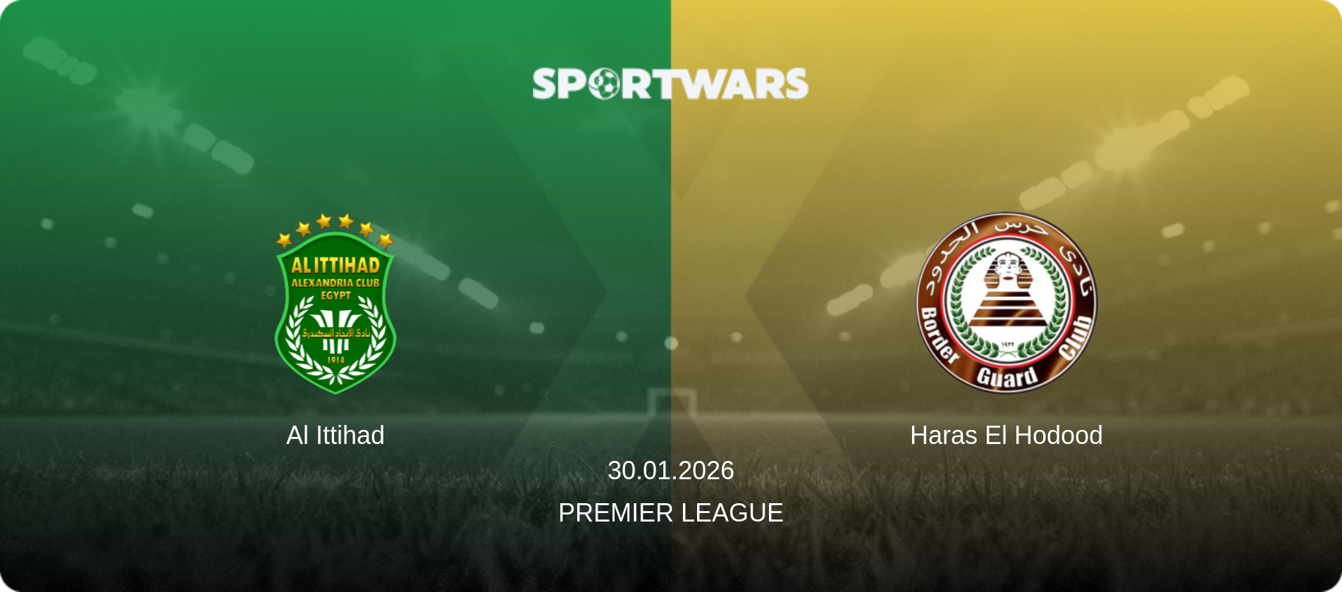 Al Ittihad — Haras El Hodood, 30.01.2026 — Premier League (match preview)