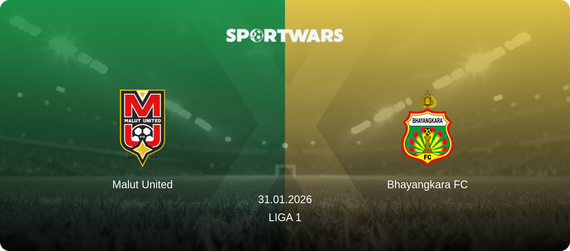 Malut United — Bhayangkara FC, 31.01.2026 — Liga 1 (match preview)