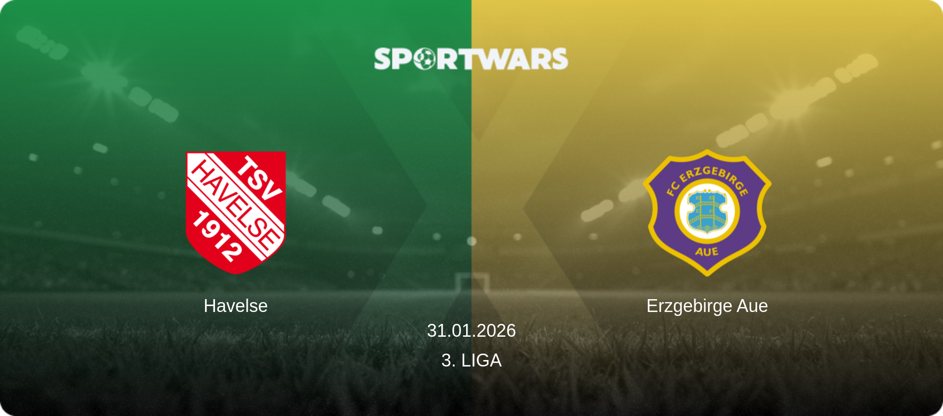Havelse — Erzgebirge Aue, 31.01.2026 — 3. Liga (match preview)
