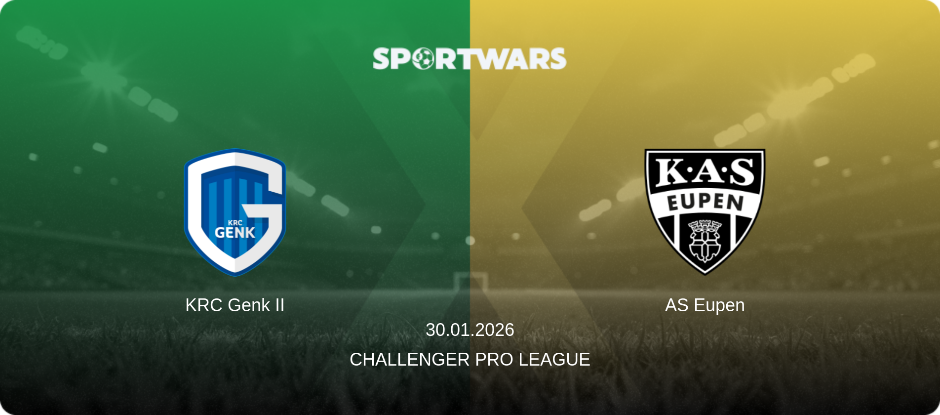 KRC Genk II — AS Eupen, 30.01.2026 — Challenger Pro League (match preview)