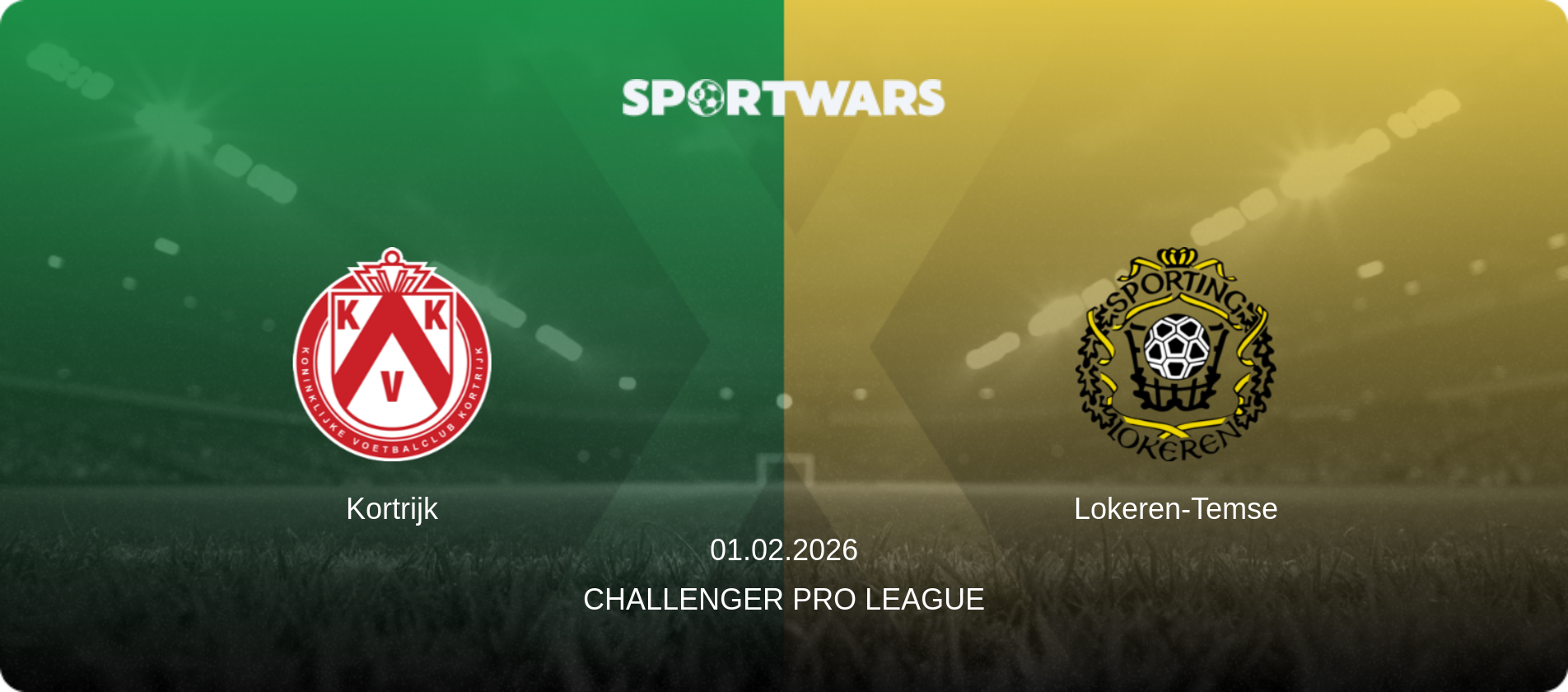 Kortrijk — Lokeren-Temse, 01.02.2026 — Challenger Pro League (match preview)