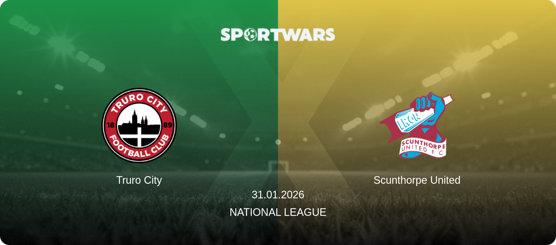 Truro City — Scunthorpe United, 31.01.2026 — National League (match preview)