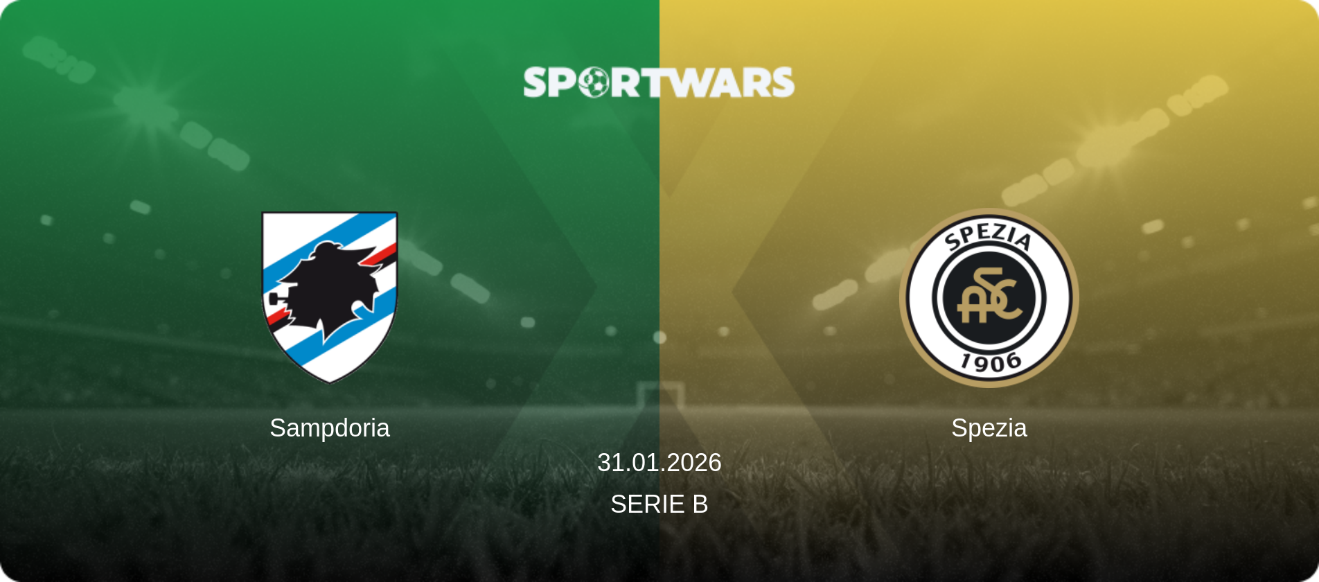 Sampdoria — Spezia, 31.01.2026 — Serie B (match preview)