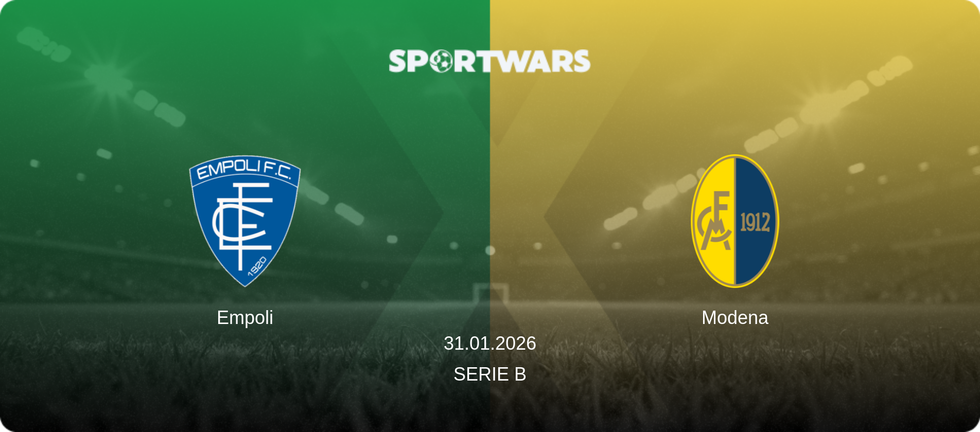 Empoli — Modena, 31.01.2026 — Serie B (match preview)