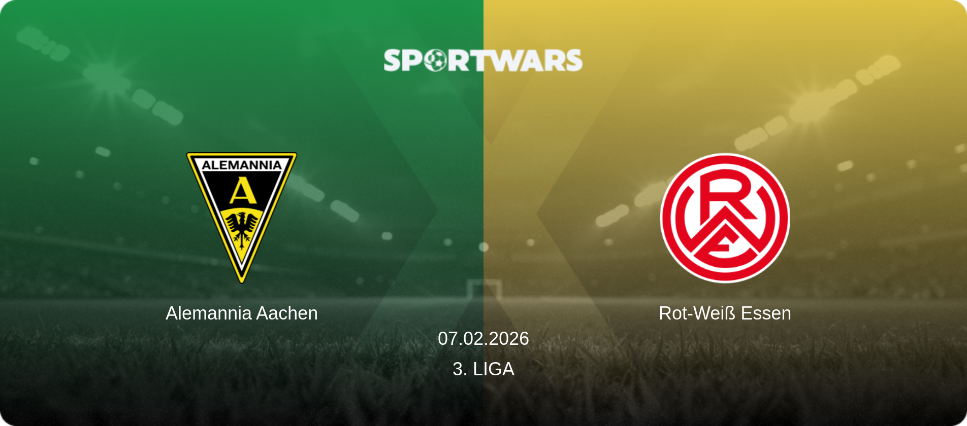 Alemannia Aachen — Rot-Weiß Essen, 07.02.2026 — 3. Liga (match preview)