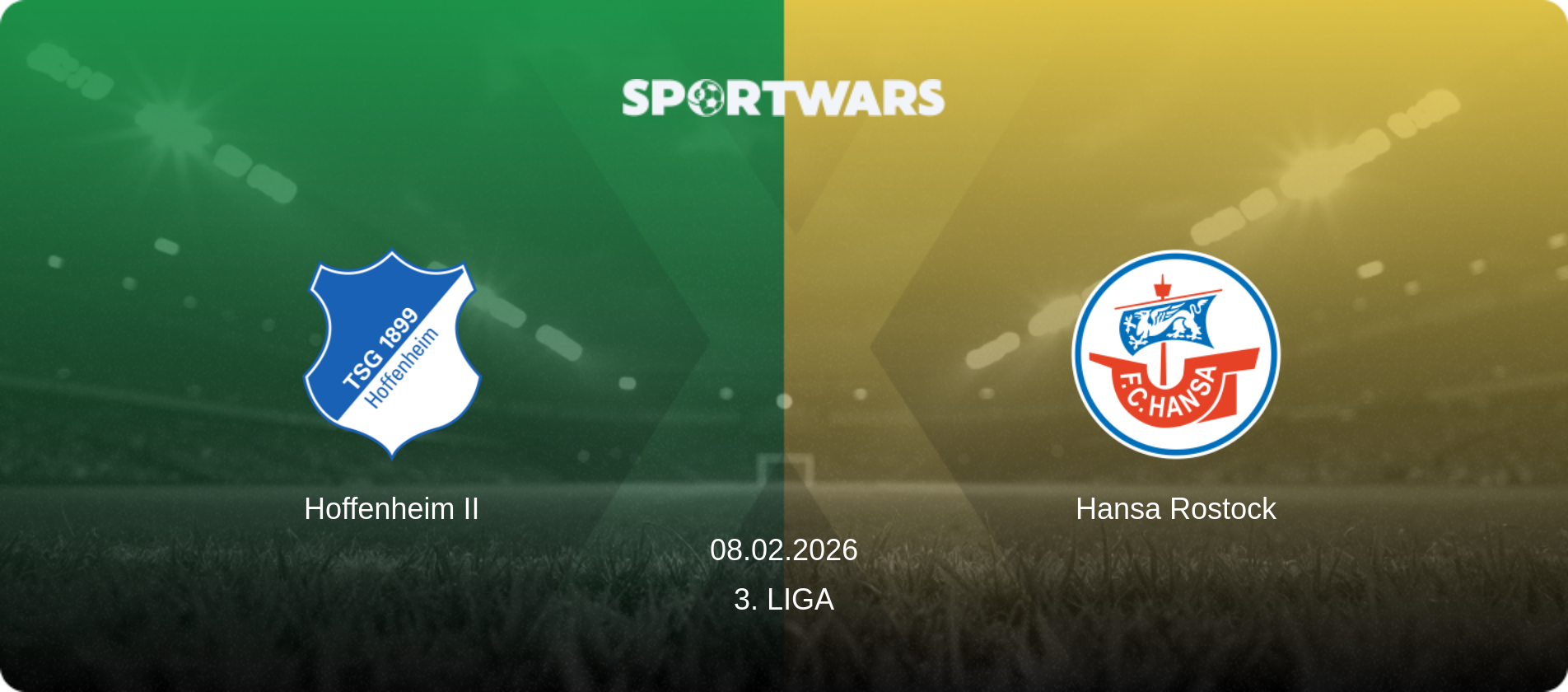 Hoffenheim II — Hansa Rostock, 07.02.2026 — 3. Liga (match preview)