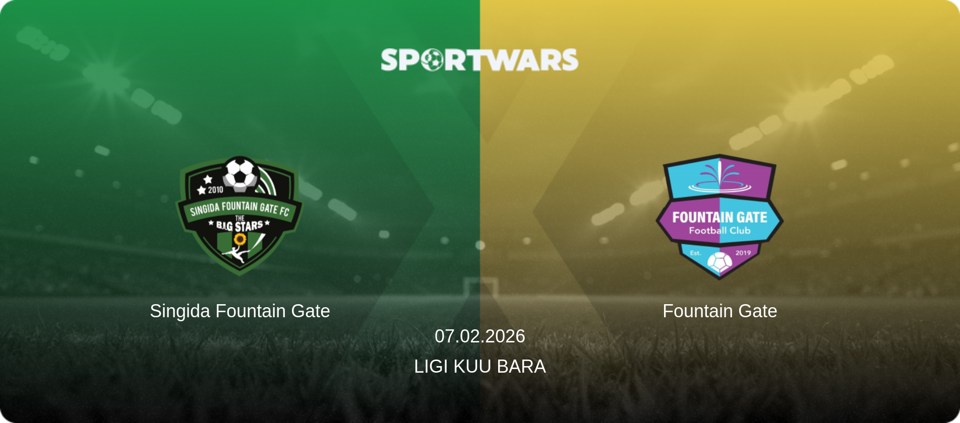 Singida Fountain Gate — Fountain Gate, 07.02.2026 — Ligi kuu Bara (match preview)