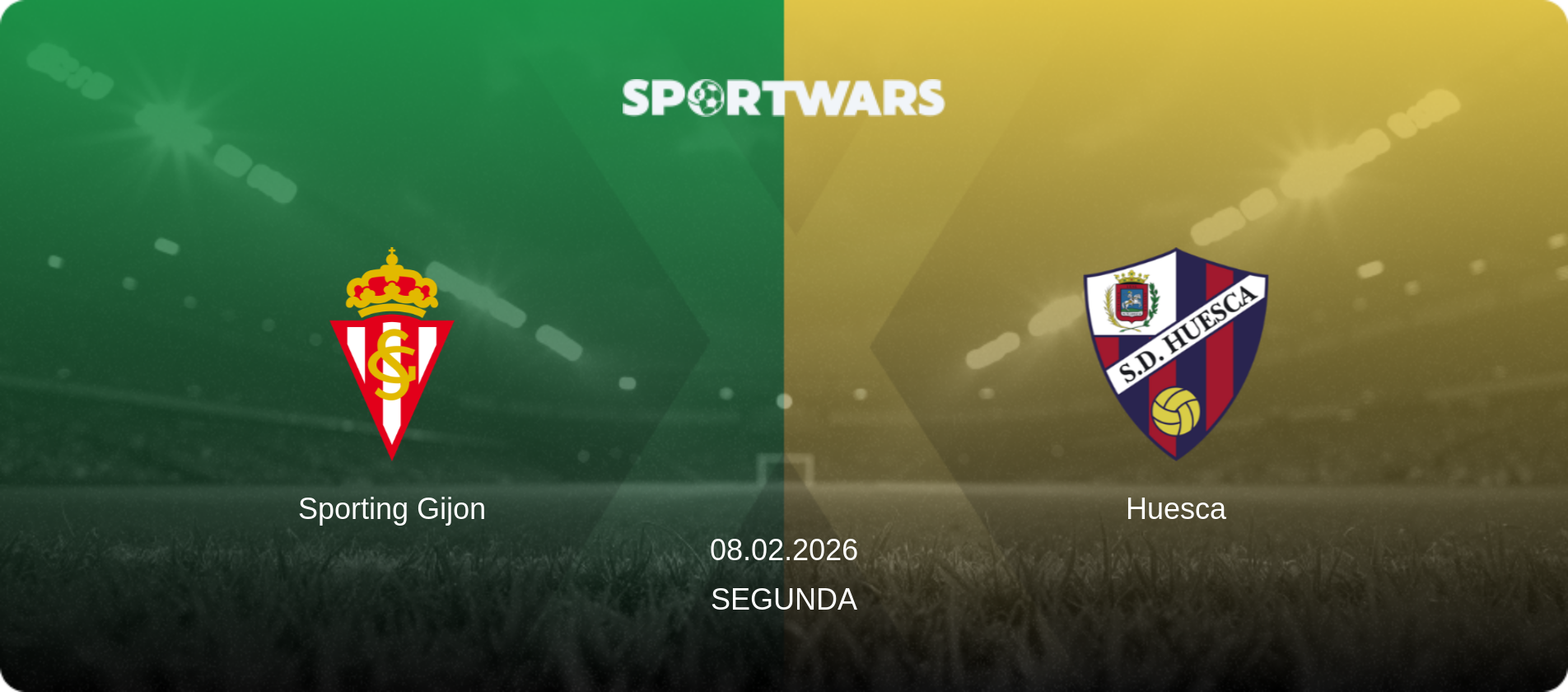 Sporting Gijon — Huesca, 08.02.2026 — Segunda (match preview)