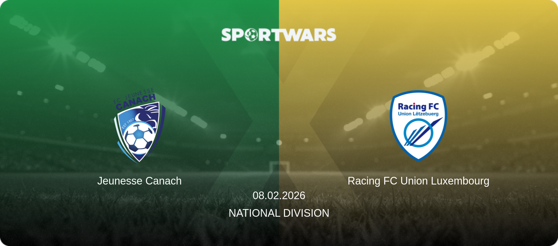 Jeunesse Canach — Racing FC Union Luxembourg, 08.02.2026 — National Division (match preview)
