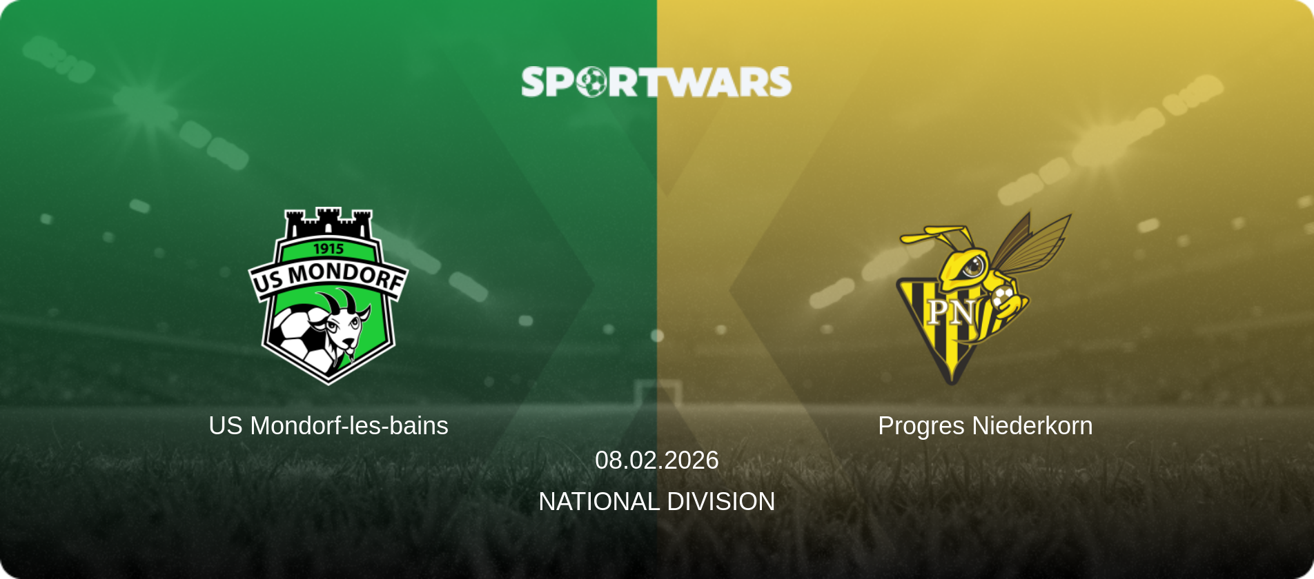 US Mondorf-les-bains — Progres Niederkorn, 08.02.2026 — National Division (match preview)