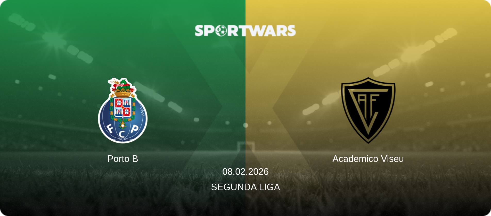 Porto B — Academico Viseu, 08.02.2026 — Segunda Liga (match preview)