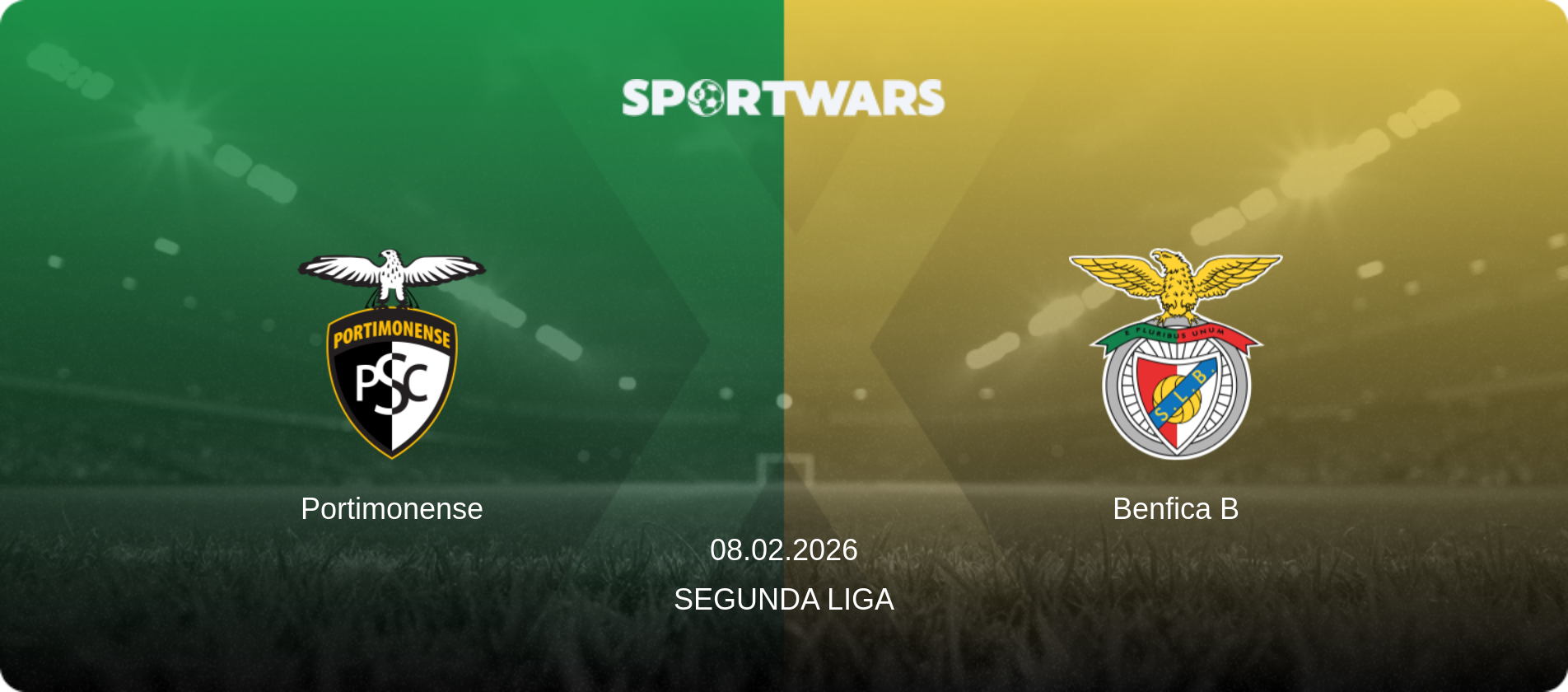 Portimonense — Benfica B, 08.02.2026 — Segunda Liga (match preview)