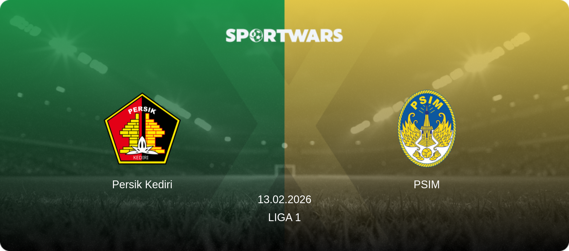Persik Kediri — PSIM, 13.02.2026 — Liga 1 (match preview)