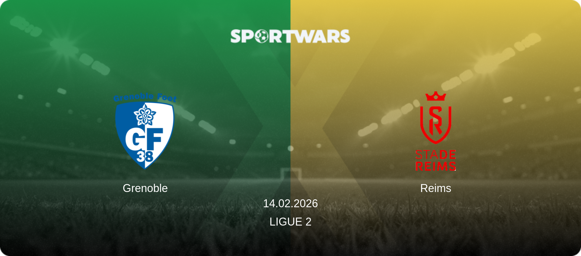Grenoble — Reims, 14.02.2026 — Ligue 2 (match preview)