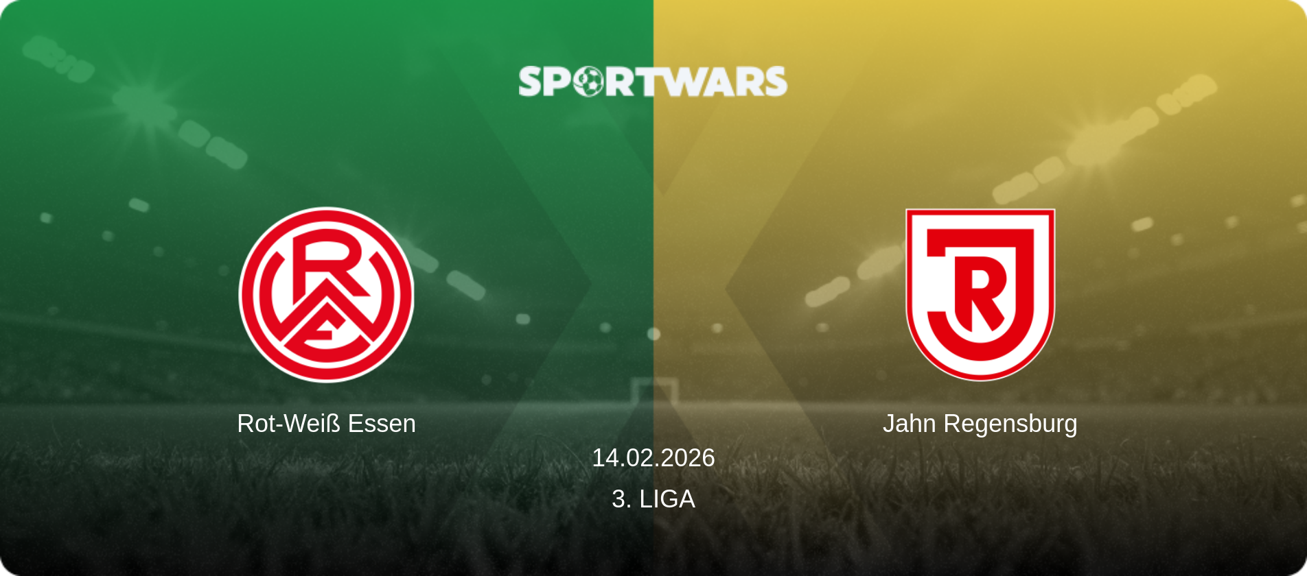 Rot-Weiß Essen — Jahn Regensburg, 14.02.2026 — 3. Liga (match preview)