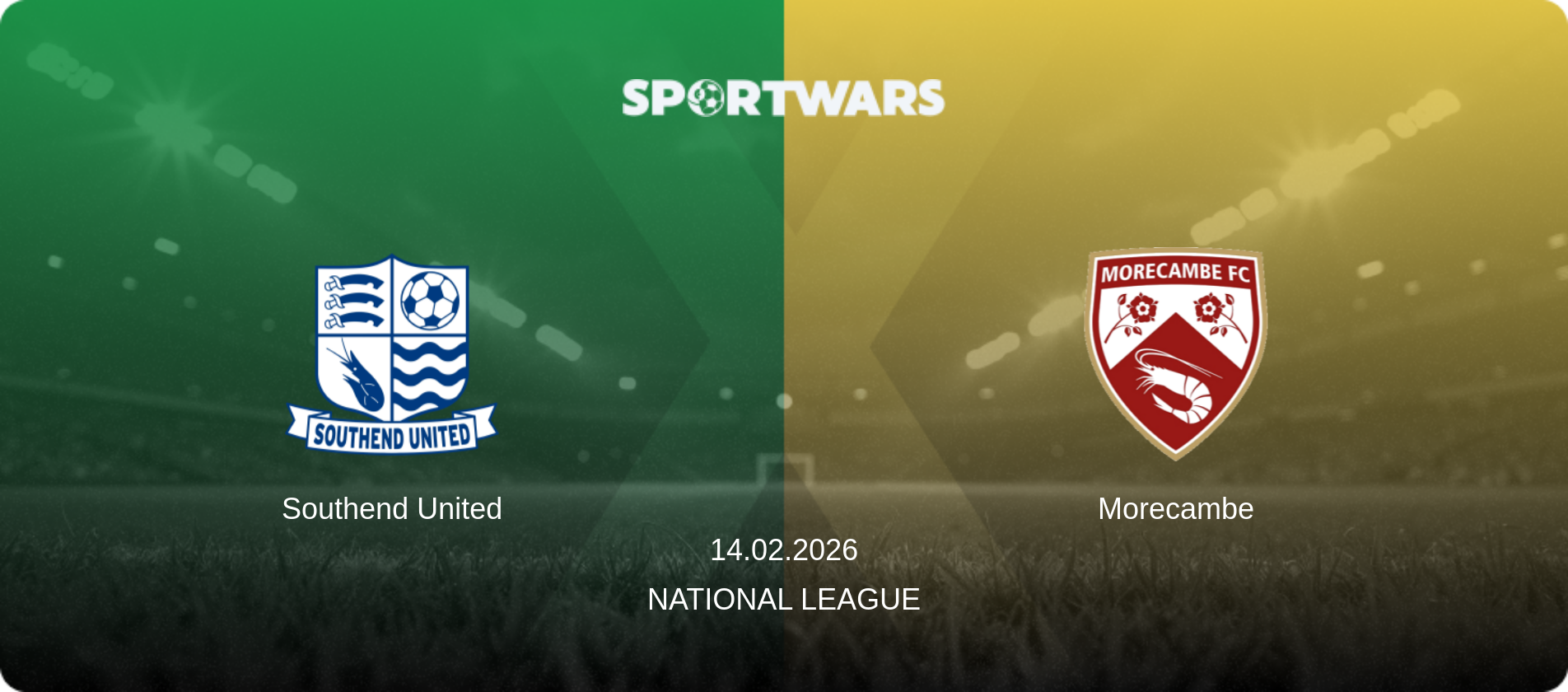 Southend United — Morecambe, 14.02.2026 — National League (match preview)