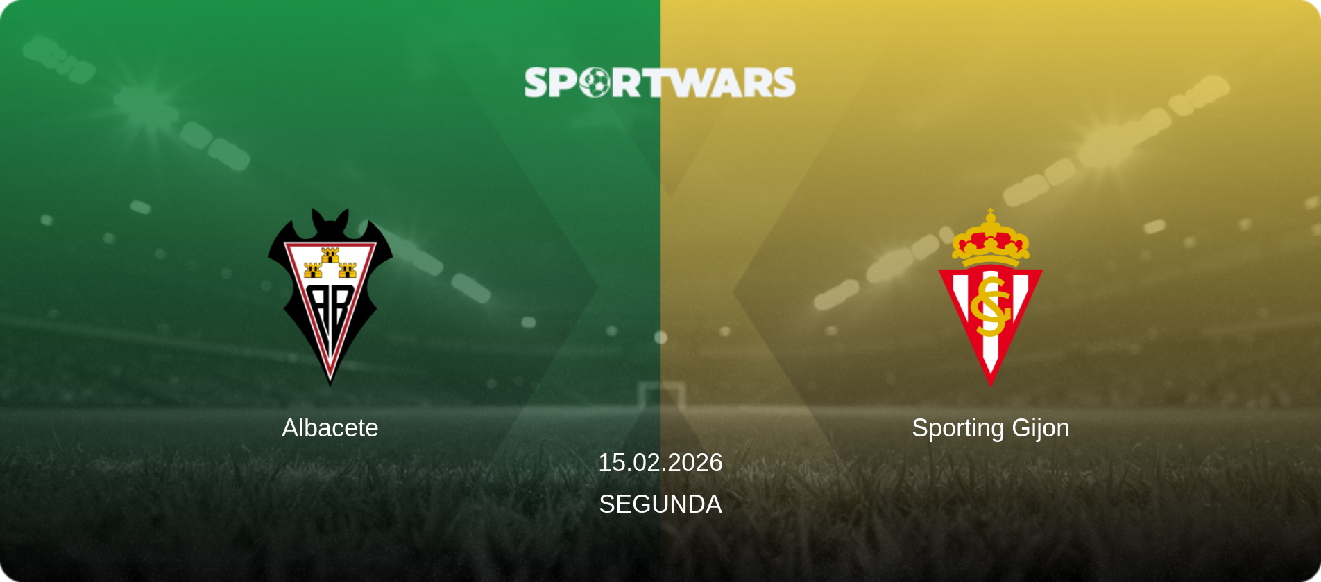 Albacete — Sporting Gijon, 15.02.2026 — Segunda (match preview)