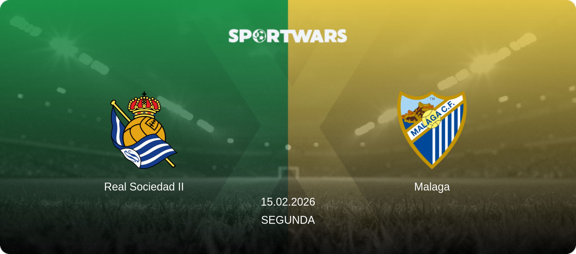 Real Sociedad II — Malaga, 15.02.2026 — Segunda (match preview)