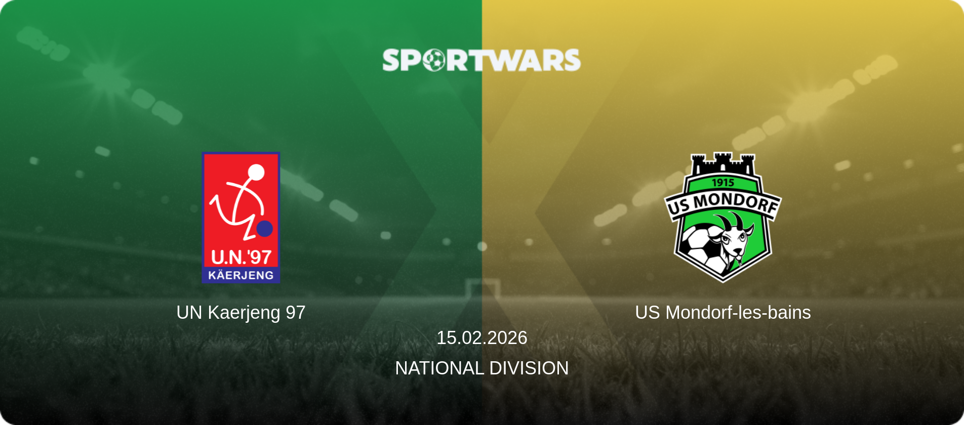 UN Kaerjeng 97 — US Mondorf-les-bains, 15.02.2026 — National Division (match preview)