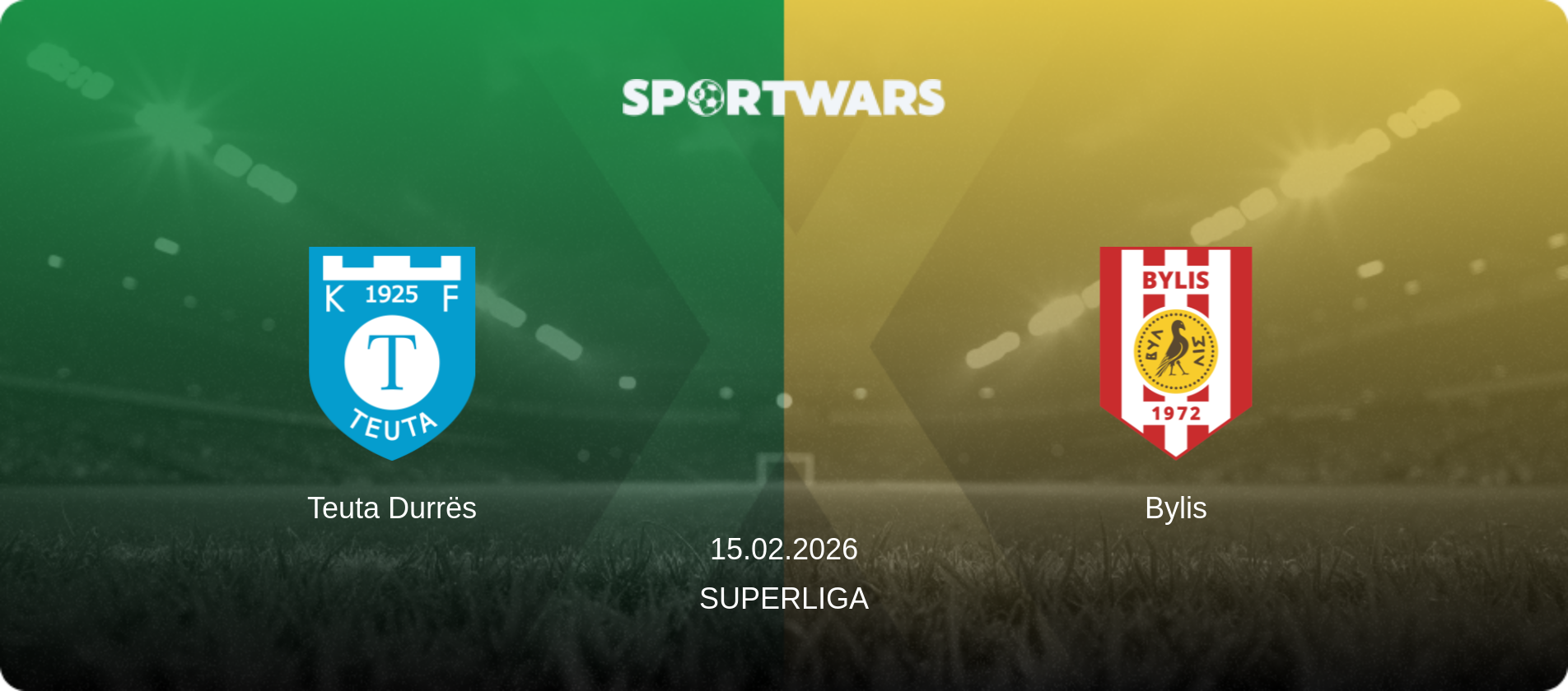 Teuta Durrës — Bylis, 15.02.2026 — Superliga (match preview)