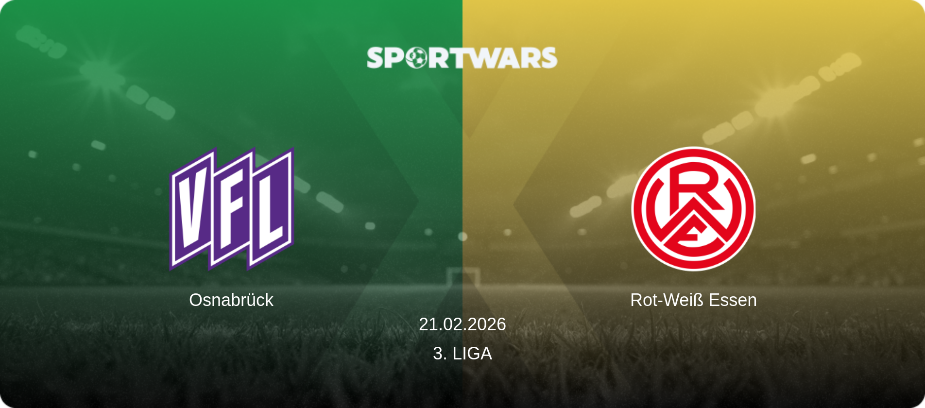 Osnabrück — Rot-Weiß Essen, 21.02.2026 — 3. Liga (match preview)